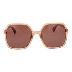 Max Mara Oranje Acetaat Zonnebril
