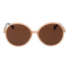 Max Mara Beige Plastic Zonnebril