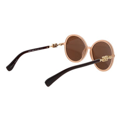 Max Mara Beige Plastic Zonnebril