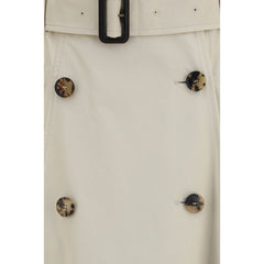 Burberry Beige Katoenen Midi Rok