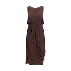 Lemaire Brown Viscose Casual Dress