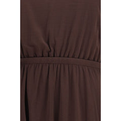 Lemaire Brown Viscose Casual Dress