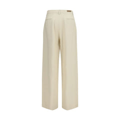 Jacob Cohen Beige Viscose Casual Pants