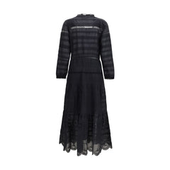 Marant Etoile Black Cotton Casual Dress