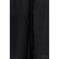 Marant Etoile Black Cotton Casual Dress
