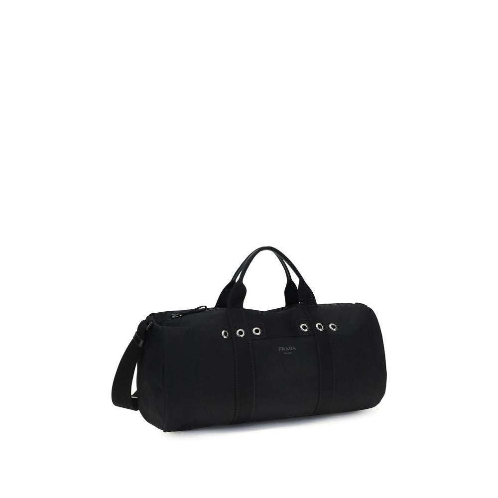 Prada Zwarte Katoenen Bagage en Reisartikelen