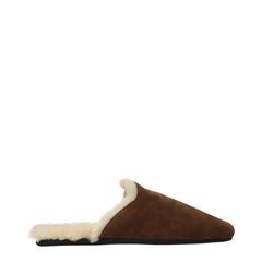 Prada bruine leren pantoffels