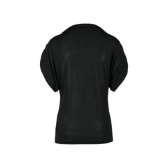 Dondup Black Viscose T-Shirt