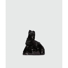 MSGM Black Polyester Handbag