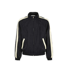 Saint Laurent Zwarte Polyamide Bomber