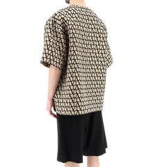 Valentino Bruin Zijden T-shirt