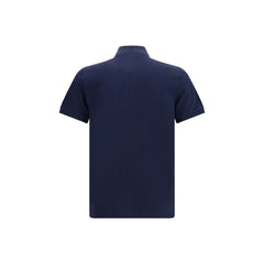 Moose Knuckles Blue Cotton Polo Shirt