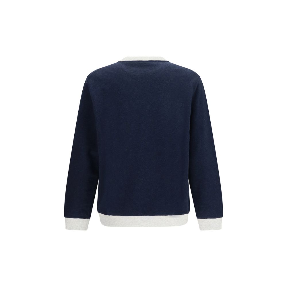 Brunello Cucinelli Blauw Katoenen Sweatshirt
