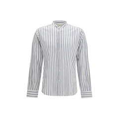 Brooksfield Blue Cotton Shirt