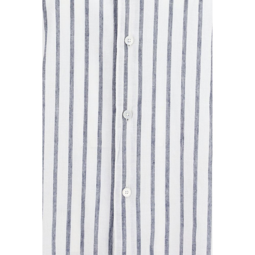 Brooksfield Blue Cotton Shirt