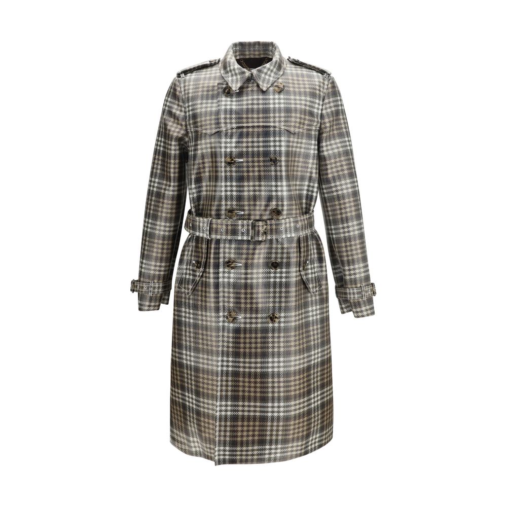Burberry bruine polyester trenchcoat