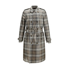 Burberry bruine polyester trenchcoat