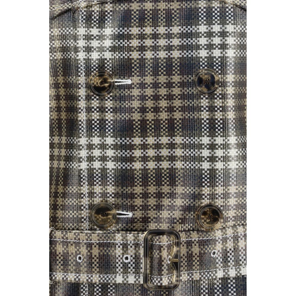 Burberry bruine polyester trenchcoat