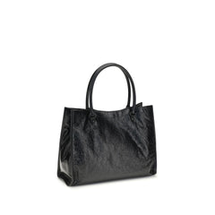 Balenciaga Black Lamb Ovis Aries Aries Shoulder Bag