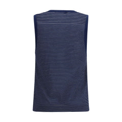 Ami Paris Blauwe Katoenen Tanktops