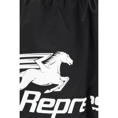 Represent Black Polyester Shorts