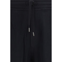 Brunello Cucinelli Black Cotton Joggers (Workout Pants)