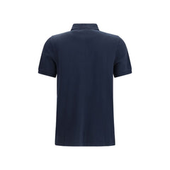 Maison Kitsuné Blauw Katoenen Poloshirt