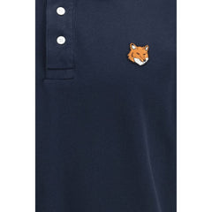 Maison Kitsuné Blauw Katoenen Poloshirt