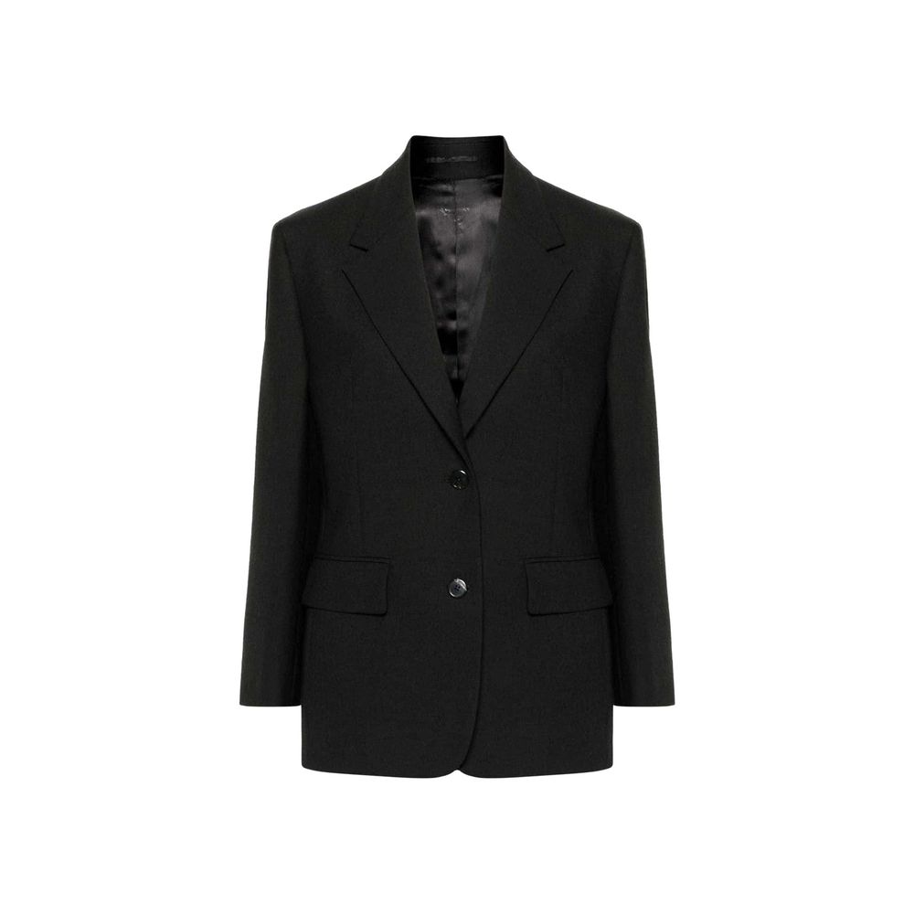 Prada Zwarte Blazer van Scheerwol