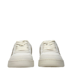 Veja White Leather Low Top Sneakers