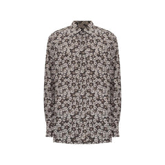 Tom Ford Bicolor Cotton Pattern Shirt