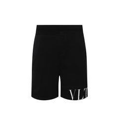 Valentino Zwarte Modal Shorts