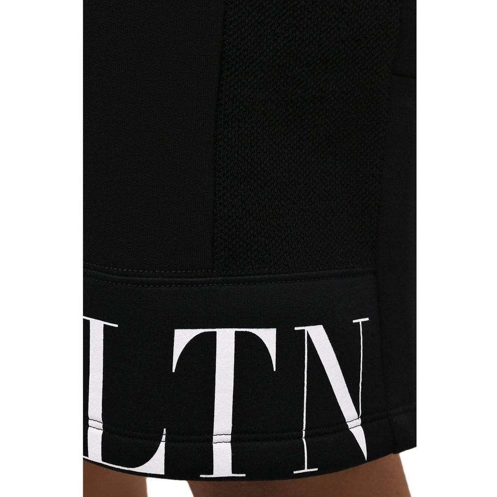 Valentino Zwarte Modal Shorts