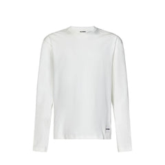 Jil Sander Black Cotton Long Sleeve T-Shirt