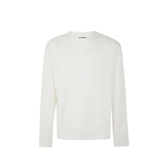 Jil Sander White Cotton Long Sleeve T-Shirt