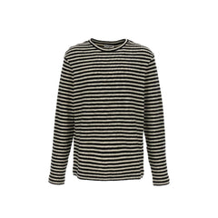 Jil Sander White Wool Long Sleeve T-Shirt