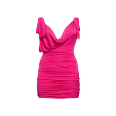 The Attico Multicolor Elastane Casual Dress