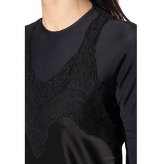Balenciaga Zwarte Acetaat Casual Jurk