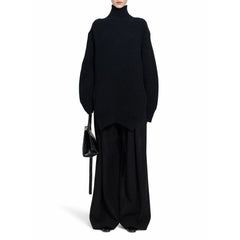 Jil Sander Black Wool Turtleneck