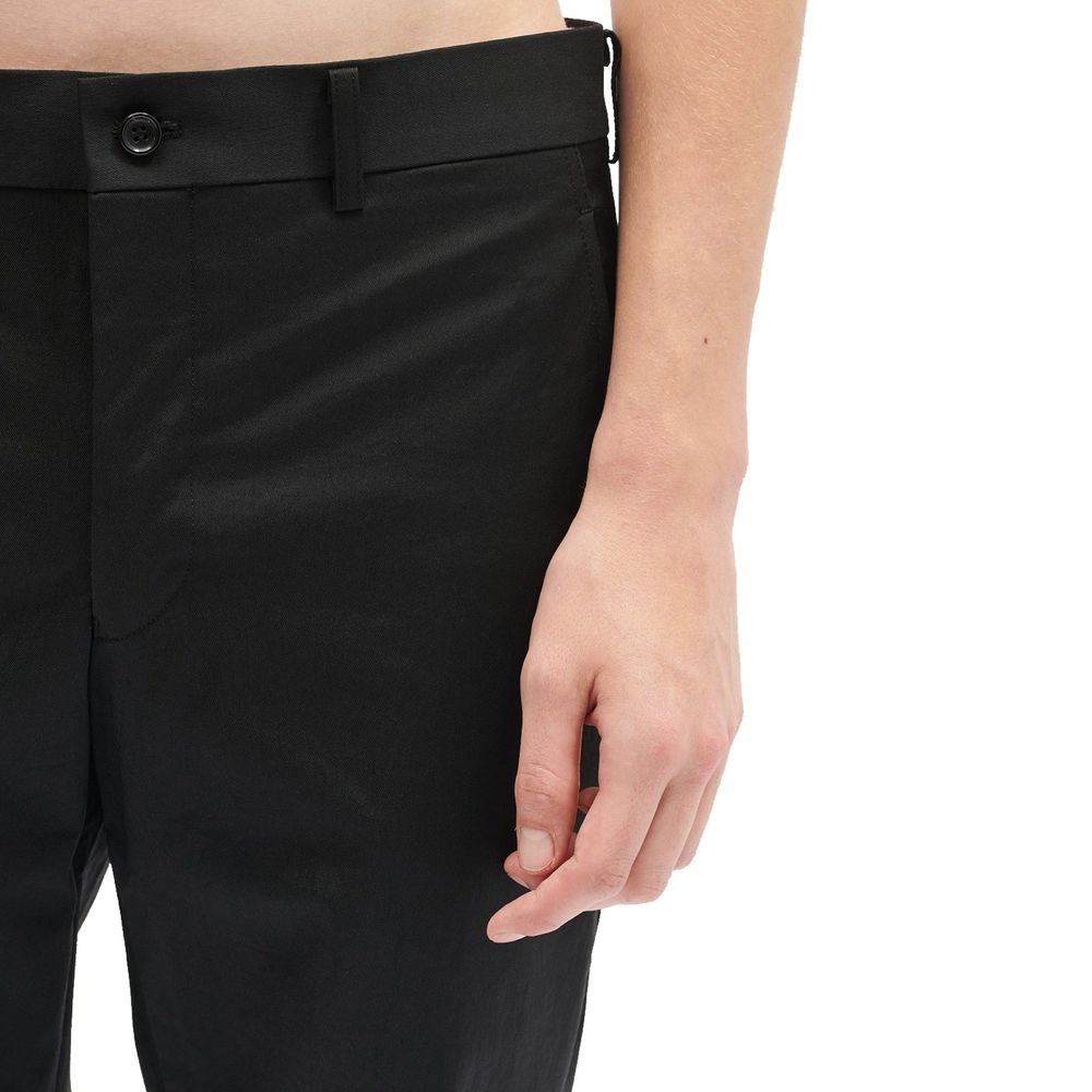 Comme Des Garçons Zwarte Casual Nylonbroek