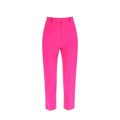 Alexander McQueen Meerkleurige Wollen Cropped Broek
