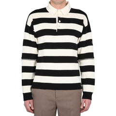 Gucci White Cotton Polo Shirt