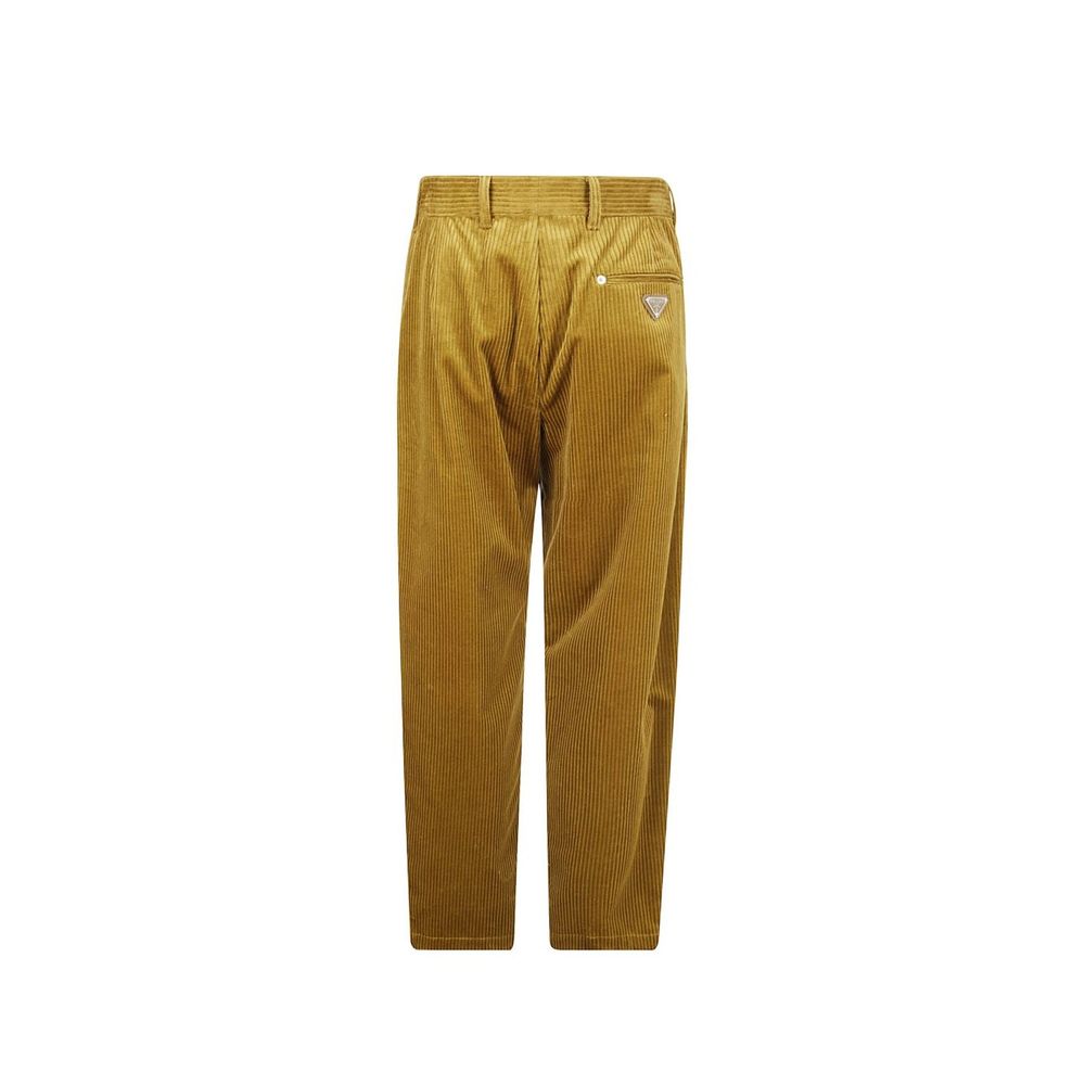 Prada Tweekleurige Katoenen Casual Broek