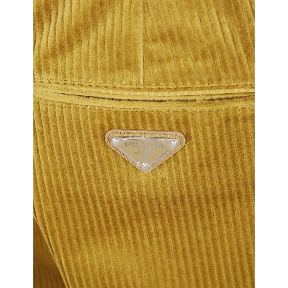 Prada Tweekleurige Katoenen Casual Broek