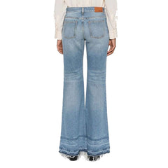 Chloé Blauwe Bootcut Jeans van Katoen