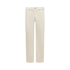 Jil Sander White Cotton Jeans Denim