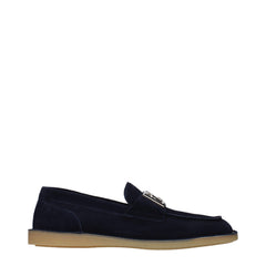 Dolce & Gabbana Blauwe Leren Instaploafers