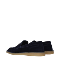 Dolce & Gabbana Blauwe Leren Instaploafers