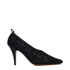 Stella McCartney Zwarte Stoffen Pumps met Hoge Hak