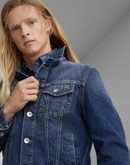 Brunello Cucinelli Gray Cotton Denim Jacket